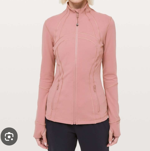 LULULEMON sz 10 New Edition DEFINE LUON Jacket QUICKSAND Dusty Pink - Picture 1 of 16